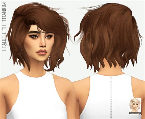 MISSPARAPLY | [TS4] LEAHLILLITH TITANIUM: SOLIDS Hair retexture ...