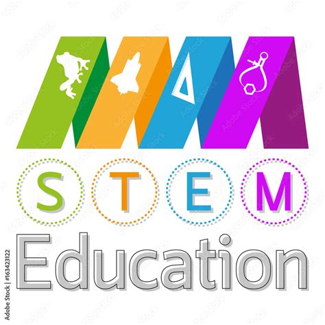 stem education logo Stock Vector | Adobe Stock