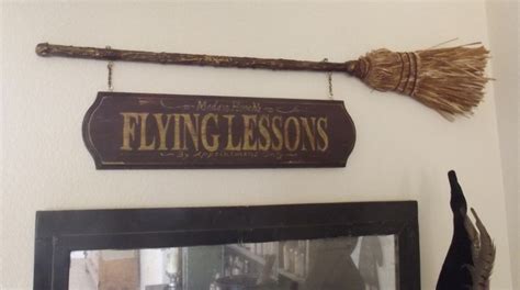 Madam Hooch's Flying Lessons sign A Harry Potter inspired prop I made ...