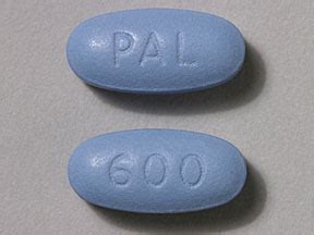 PAL 600 Pill Images (Blue / Elliptical / Oval)