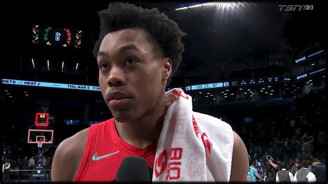 Scottie Barnes Post Game Interview | Feb 28, 2022 | Raptors vs Nets ...