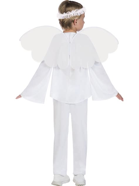 Childs Nativity Angel Gabriel Fancy Dress Costume Christmas Xmas Girls ...