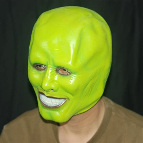 The Mask Jim Carrey Cosplay Green Mask Costume Movie Fancy Dress ...