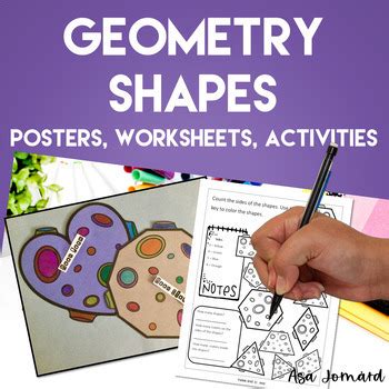 Geometry Shapes Worksheet | Moon Shapes | Made By Teachers