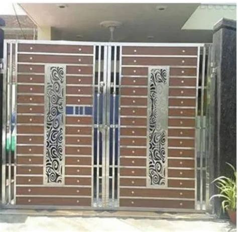 Modern Fancy Steel Main Gate Design For Home, For Office at Rs 637/square feet in Darbhanga