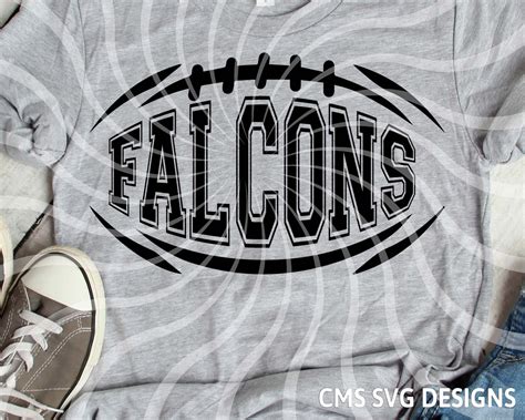 Falcon Svg Falcons Svg Falcon Football Svg School Pride - Etsy