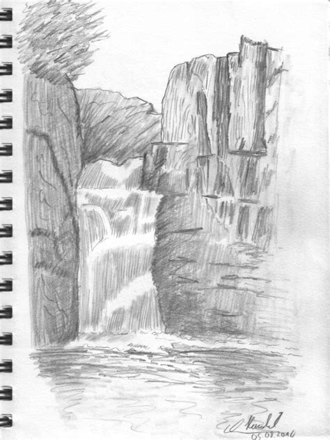 Found on Google from pinterest.com | Drawing scenery, Pencil drawings of nature, Nature drawing