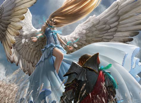 MtG: Restoration Angel by algenpfleger on DeviantArt