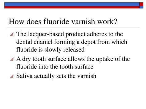 PPT - Fluoride Varnish Application PowerPoint Presentation, free ...