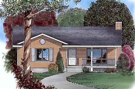 Cottage Style House Plan - 3 Beds 1 Baths 1200 Sq/Ft Plan #409-1117 ...