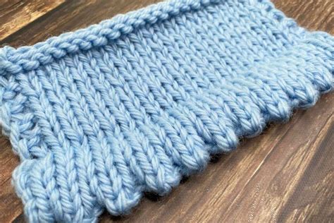 Folded Picot Edging | The Knitting Circle