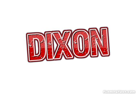 Dixon Logo | Free Name Design Tool from Flaming Text