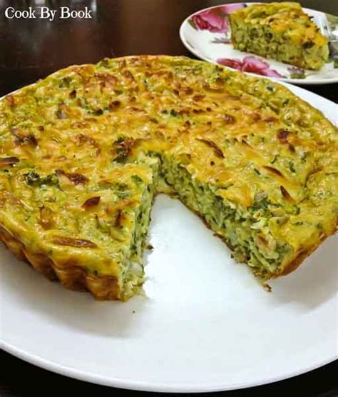 Crustless Zucchini Pie by Archana's Kitchen