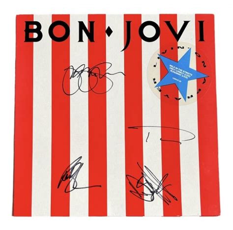 Bon Jovi Signed 'Livin’ on a Prayer' Vinyl LP - CharityStars