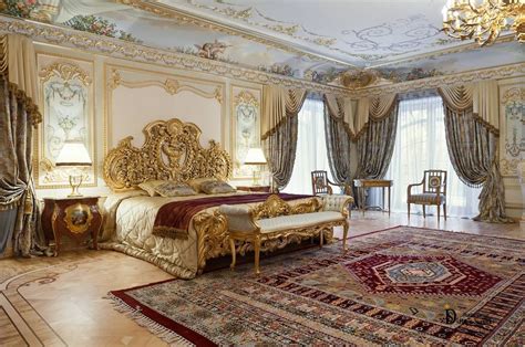 Magnificent bedroom in the Baroque style - Studio Decor Park Zodchy