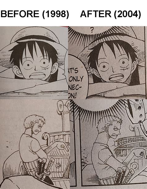 a little comparison i made between Odas art style (syrup village and water 7) : r/OnePiece