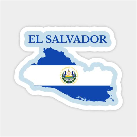 El salvador map flag magnet el salvador – Artofit