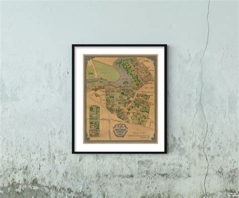 Map A Map of Smith College Campus 1938. A Map of Smith - Etsy in 2022 ...