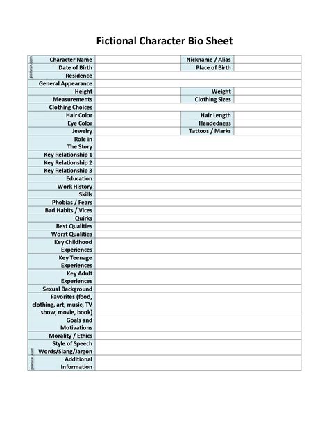 Clipped by NarryGirl421 | Character bio template, Character sheet writing, Character bio