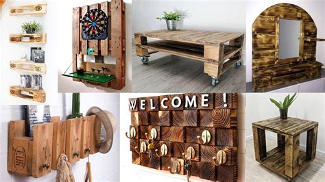 100+ Pallet Wood Projects For You To Try At Home - YouTube