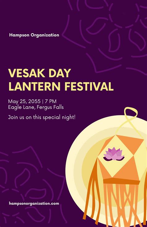 Vesak Poster in Illustrator, EPS, JPG, PSD, PNG, SVG, Word, Google Docs ...