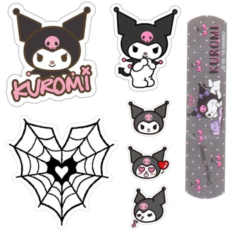 Kuromi Sticker Printable 🕷️ | Hello kitty crafts, Hello kitty iphone wallpaper, Cute stickers