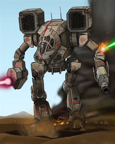 Mechwarrior - Timber Wolf by AzureChris on deviantART | Mech, Robots artworks, Big robots