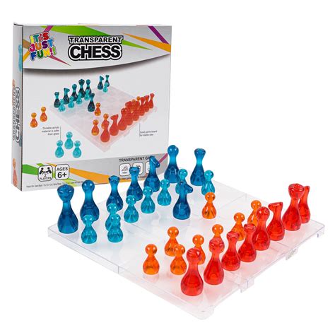 Transparent Chess, 2 Player Strategy Board Games, Ages 6+ - Walmart.com