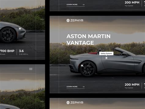 ZEPHYR - Car Website by Sunny Rathod for Trionn on Dribbble