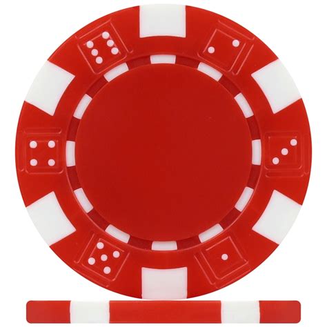 High Quality Red Dice Poker Chips (Roll of 25)