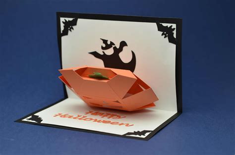 Halloween Pop Up Card: 3D Pumpkin - Creative Pop Up Cards