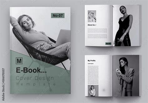 E Book Magazine Template Stock Template | Adobe Stock