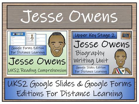 UKS2 Jesse Owens Biography & Reading Comprehension Bundle | Digital & Print | Teaching Resources