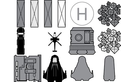 Classic Science Fiction Symbols by MarkGosbell