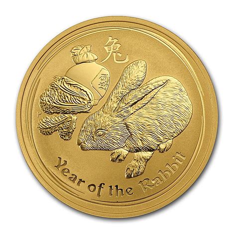 Australian Gold Lunar Series 2011 - Year of the Rabbit - 1 oz