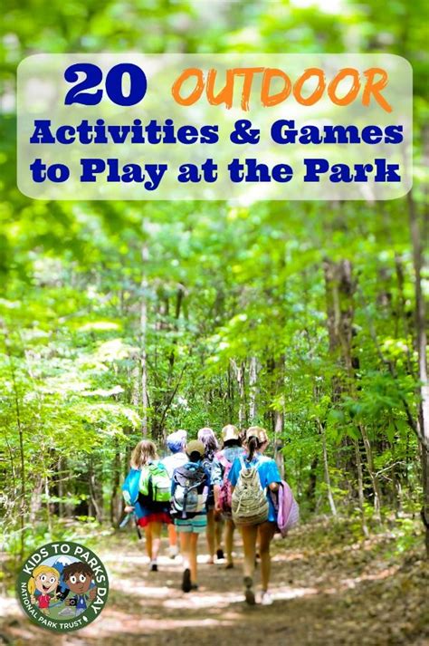 Fun ideas for games to play at the park & printable outdoor activities ...