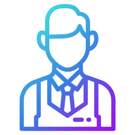 Staff Generic gradient outline icon