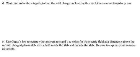 Gauss's Law applied to systems with planar symmetry: | Chegg.com