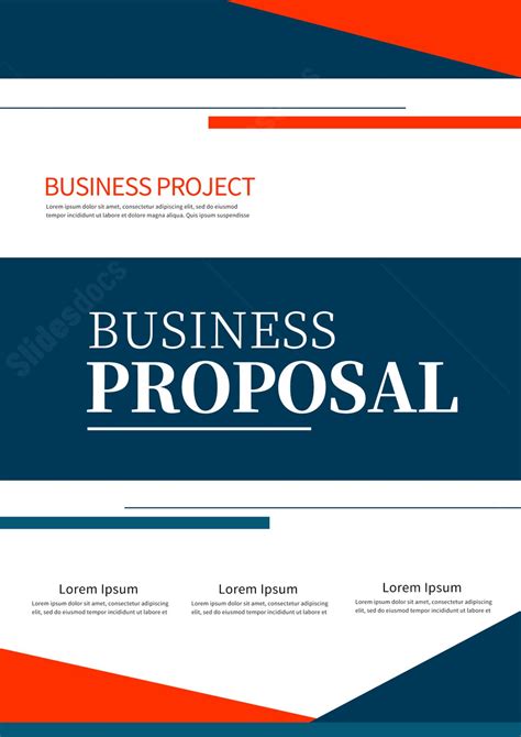 Business Proposal Cover Page Template Free - Infoupdate.org