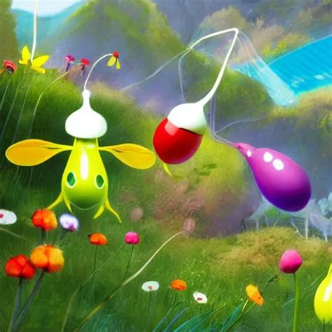 pikmin 3 concept art | Stable Diffusion