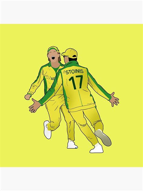 "Marcus Stoinis and Adam Zampa" Poster for Sale by HitFor6 | Redbubble