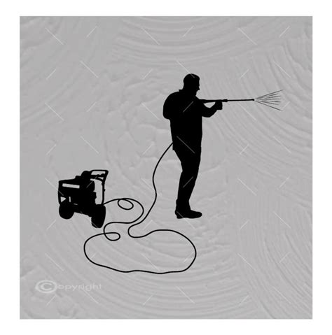 Man Pressure Washing Vector Image SVG File Digital Cutting File Ai Eps Png DXF Svg A1 - Etsy ...