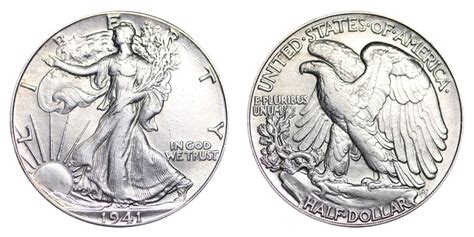 1941 Walking Liberty Half Dollar Coin Value Prices, Photos & Info