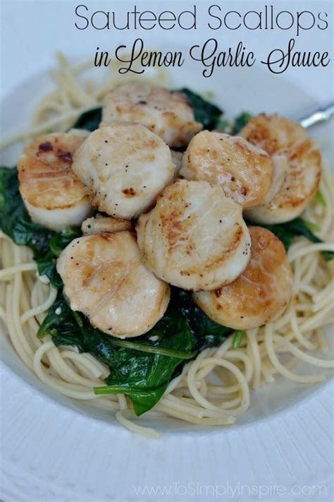 Sauteed Scallops Recipe - To Simply Inspire