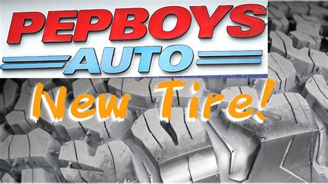 New Tire 【Pep Boys, Change tires】タイヤ交換 - YouTube