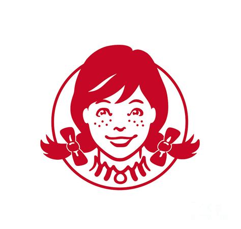 Wendy's Logo Digital Art by Mike Yeders - Fine Art America