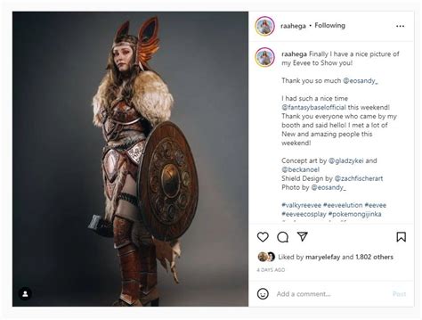 Pokémon's Eevee Becomes Valkyrie Warrior In Majestic Cosplay