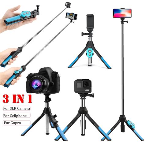 3-IN-1 bluetooth Control Camera Tripod Selfie Stick, Portable 360 Degree Rotate Camera Monopod ...