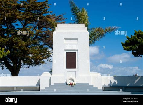 Gettysburg Address monument, Fort Rosecrans National Cemetery, San Diego, California Stock Photo ...