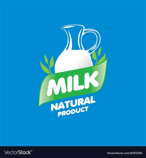 Milk logo Royalty Free Vector Image - VectorStock